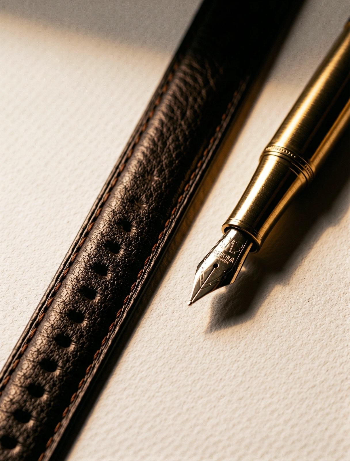 Tactile details of a refined professional life